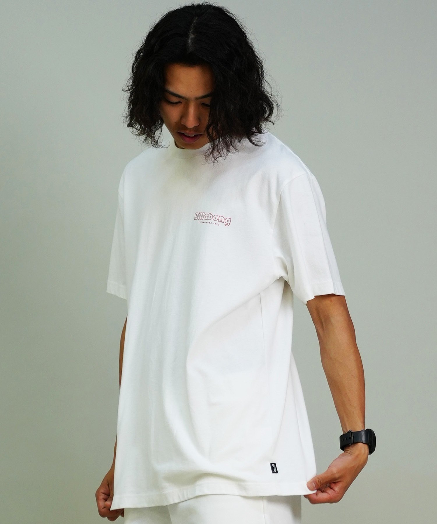 BILLABONG ビラボン 半袖 Tシャツ メンズ フォトT バックプリント レギュラーフィット LAYBACK BE01A-206(OFW-M)