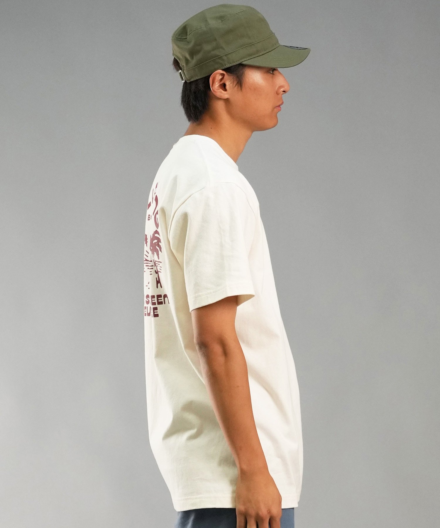 BILLABONG ビラボン 半袖 Tシャツ メンズ バックプリント レギュラーフィット LOUNGE BE01A-207(CRM-M)