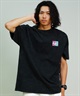 BILLABONG ビラボン 半袖 Tシャツ メンズ バックプリント オーバーフィット CRAYON WAVE BE01A-210(BLK-M)