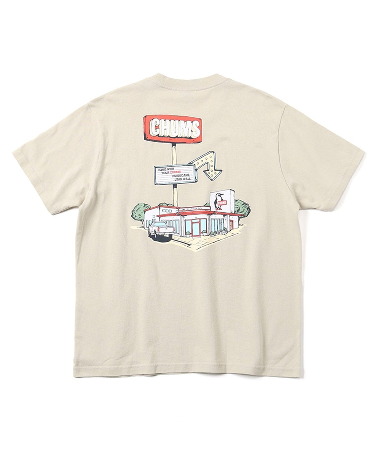 CHUMS チャムス CHUMS Factory T-Shirt チャムス ファクトリー Tシャツ メンズ 半袖 クルーネック CH01-2352(W001-M)