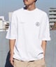 【クーポン対象】ELEMENT エレメント ROUND SS メンズ 半袖 Tシャツ バックプリント ビックシルエット 吸水速乾 BE02A-202(WHT-M)