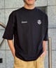 ELEMENT エレメント ROUND SS メンズ 半袖 Tシャツ バックプリント ビックシルエット 吸水速乾 BE02A-202(FBK-M)