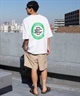 【クーポン対象】ELEMENT エレメント ROUND SS メンズ 半袖 Tシャツ バックプリント ビックシルエット 吸水速乾 BE02A-202(BEG-M)