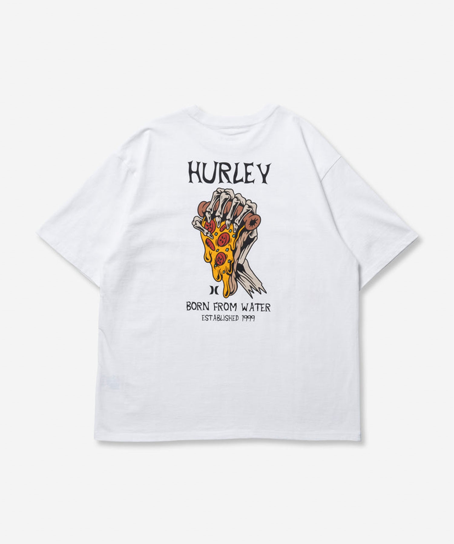 Hurley ハーレー PIZZA HEAVY WEIGHT SHORT SLEEVE TEE ピザ メンズ 半袖 Tシャツ 24MRSMSS02(CFB-S)