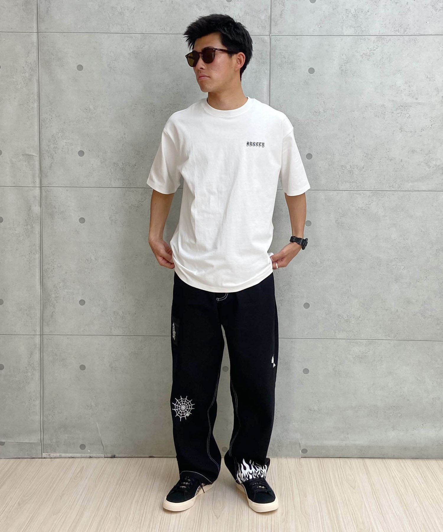 Hurley ハーレー バンダナ バックプリント ティー メンズ ショートスリーブ Tシャツ 24MRSMSS04(CGY-S)