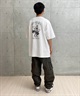 Hurley ハーレー スカルヘッド バックプリント ヘビーウェイト メンズ ショートスリーブ ティー 24MRSMSS05(WHT-S)