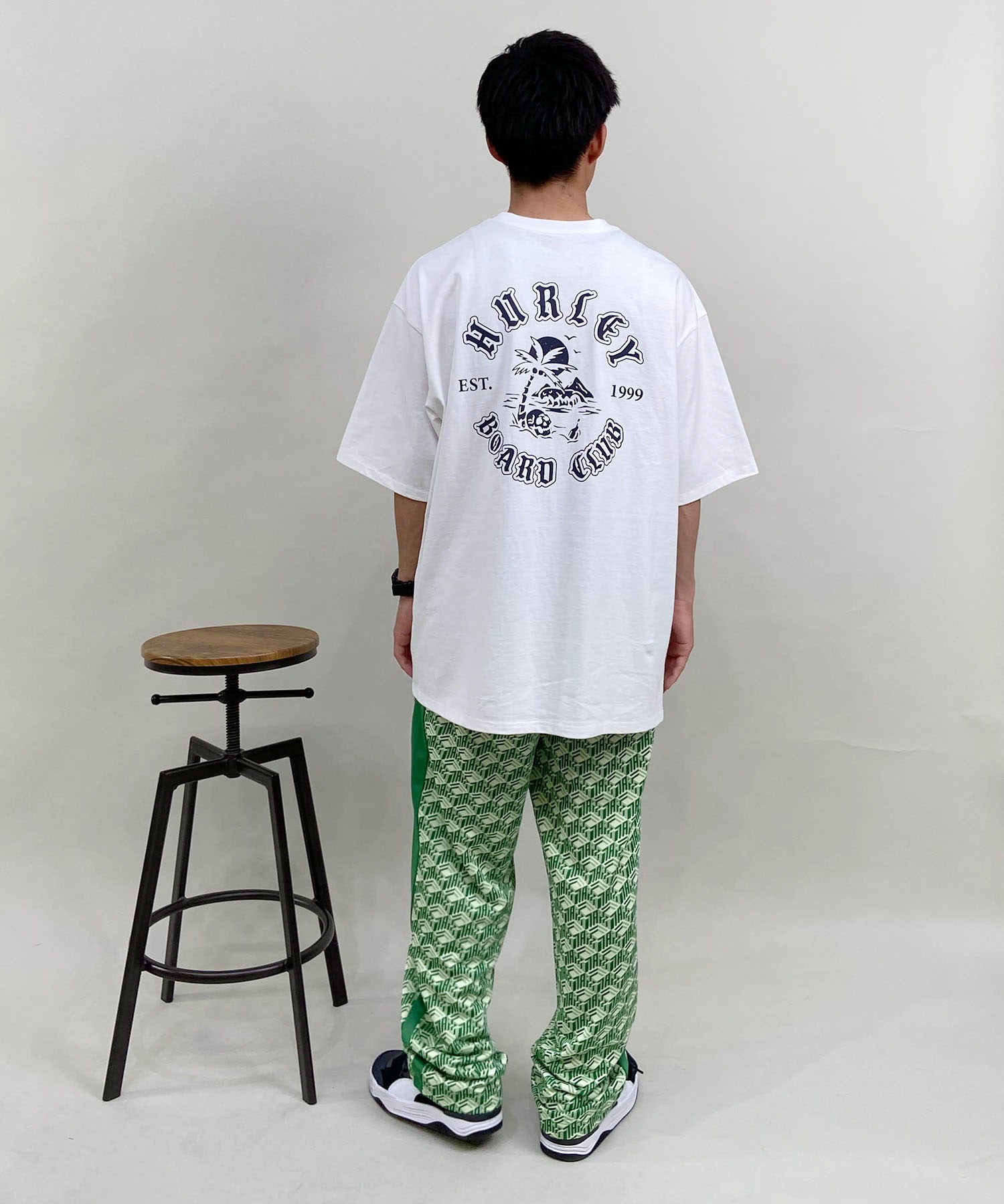 Hurley ハーレー アイランド バックプリント ヘビーウェイト メンズ ショートスリーブ ティー 24MRSMSS06(WHT-S)