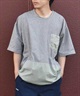 DEAR LAUREL ディアローレル メンズ ラッシュガード ユーティリティー 半袖 Tシャツ UVカット D24S2111 ムラサキスポーツ限定(BK-M)