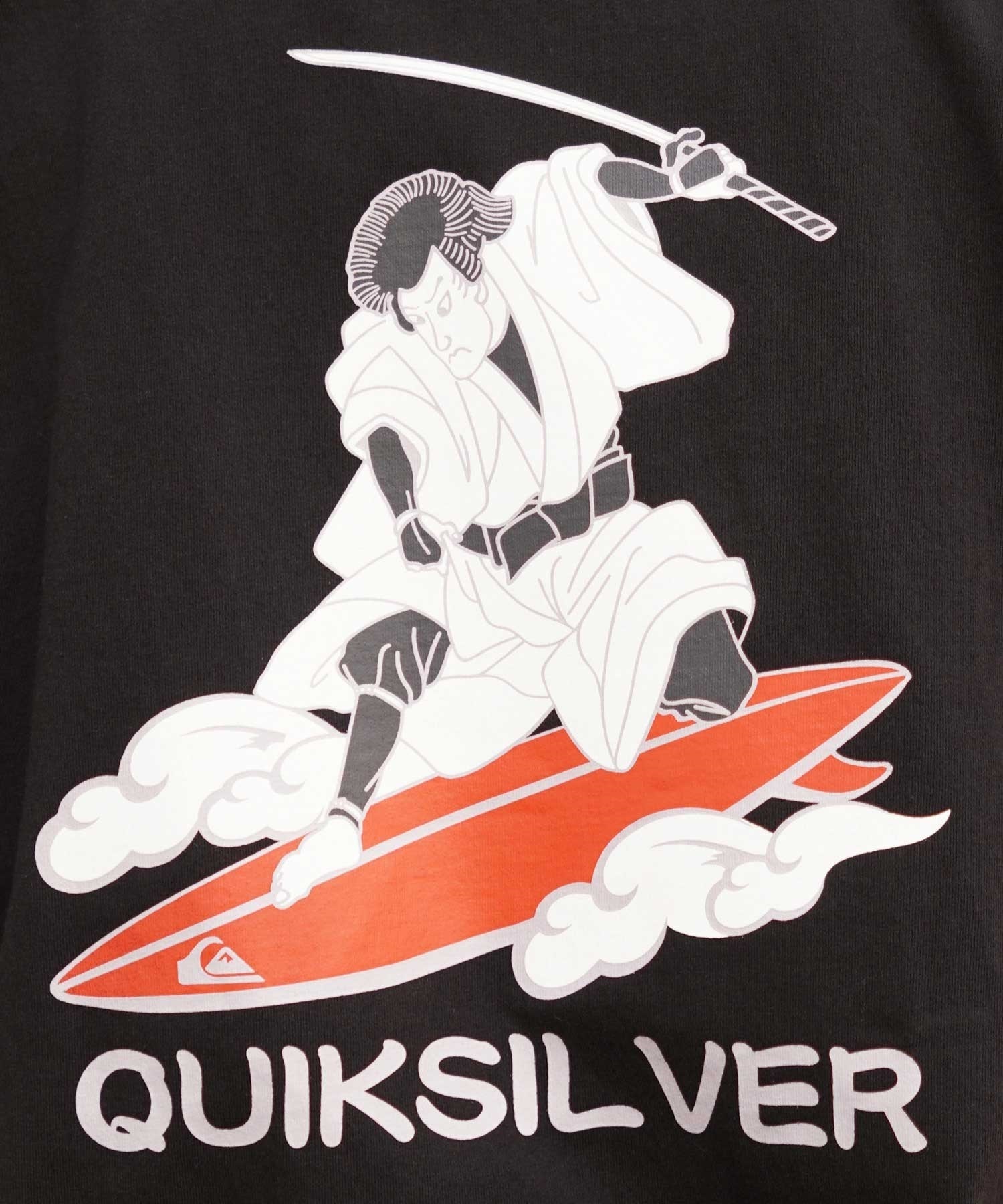 【クーポン対象】【ムラサキスポーツ限定】 QUIKSILVER クイックシルバー 半袖Tee オーバーサイズ バックプリント JAPAN QST245625M(BLK-M)