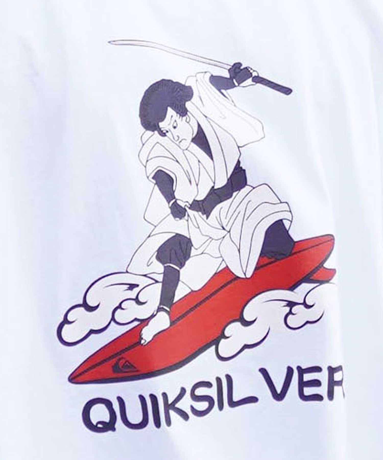 【クーポン対象】【ムラサキスポーツ限定】 QUIKSILVER クイックシルバー 半袖Tee オーバーサイズ バックプリント JAPAN QST245625M(WHT-M)