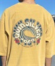 【クーポン対象】QUIKSILVER クイックシルバー メンズ Tシャツ 半袖 バックプリント クルーネック ルーズシルエット ピグメント加工 QST242005(NVY-M)