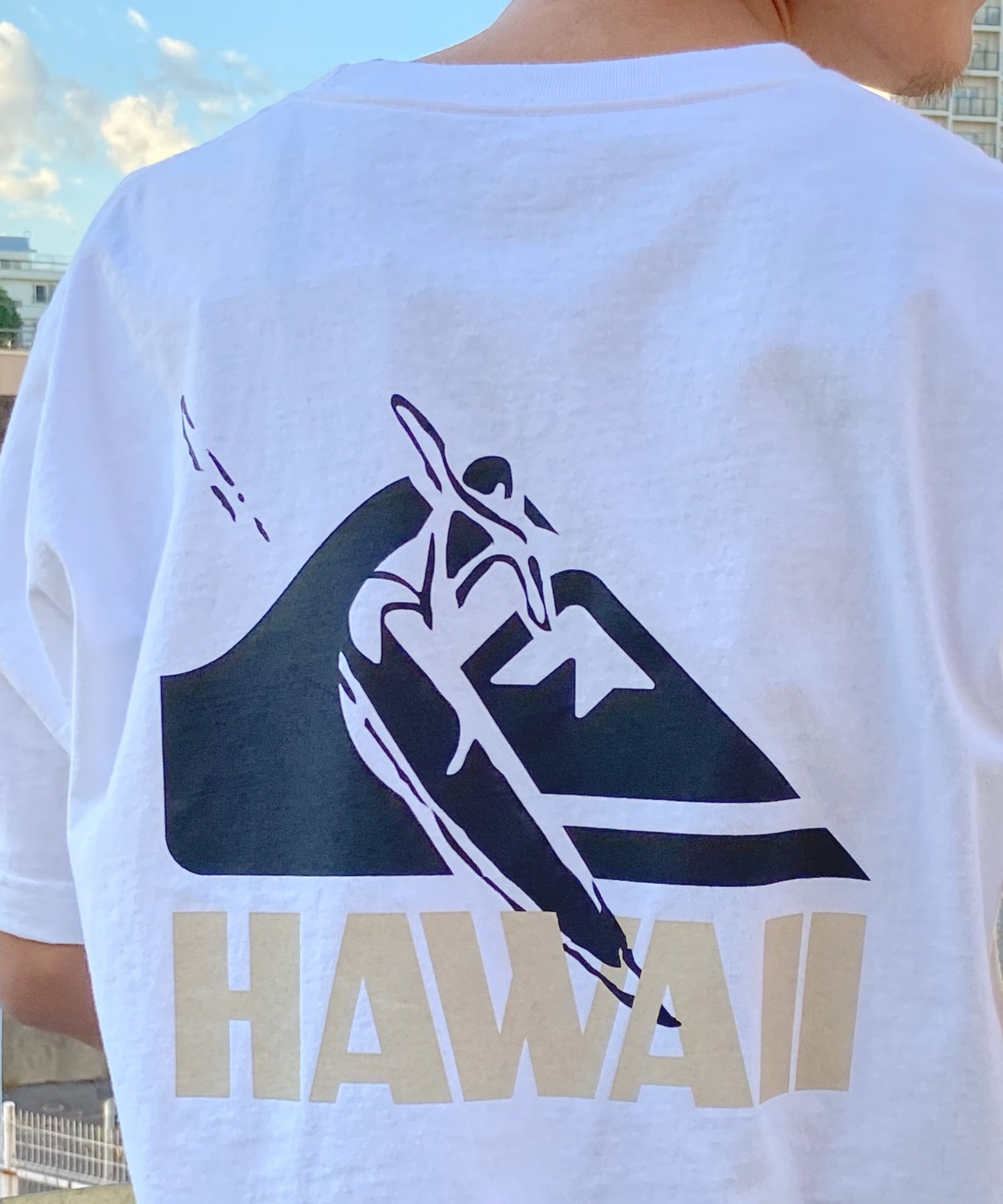 【クーポン対象】QUIKSILVER クイックシルバー メンズ ポケットTシャツ 半袖 ポケT バックプリント クルーネック レギュラーフィット ピグメント加工 QST242006(WHT-M)