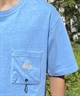 【クーポン対象】QUIKSILVER クイックシルバー メンズ ポケットTシャツ 半袖 ポケT バックプリント クルーネック レギュラーフィット ピグメント加工 QST242006(WHT-M)