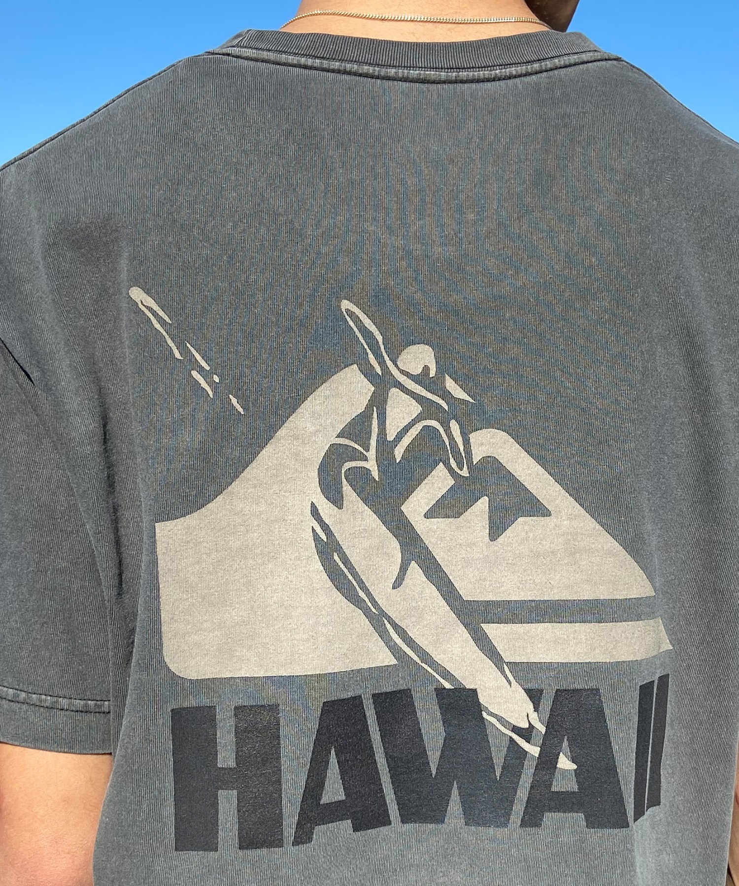 【クーポン対象】QUIKSILVER クイックシルバー メンズ ポケットTシャツ 半袖 ポケT バックプリント クルーネック レギュラーフィット ピグメント加工 QST242006(WHT-M)