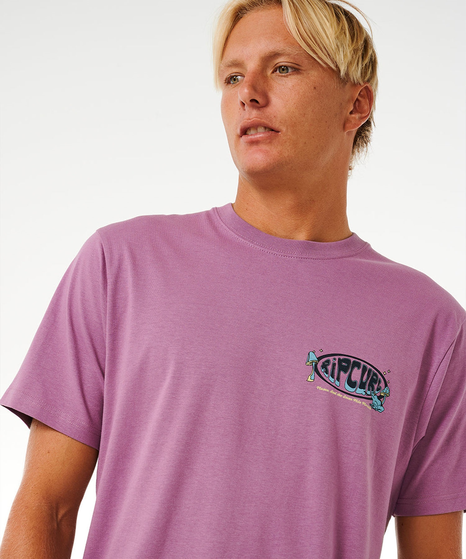 RIP CURL リップカール M MASON PIPELINER TEE メンズ 半袖Tシャツ バックプリント 0F3MTE(BK-M)