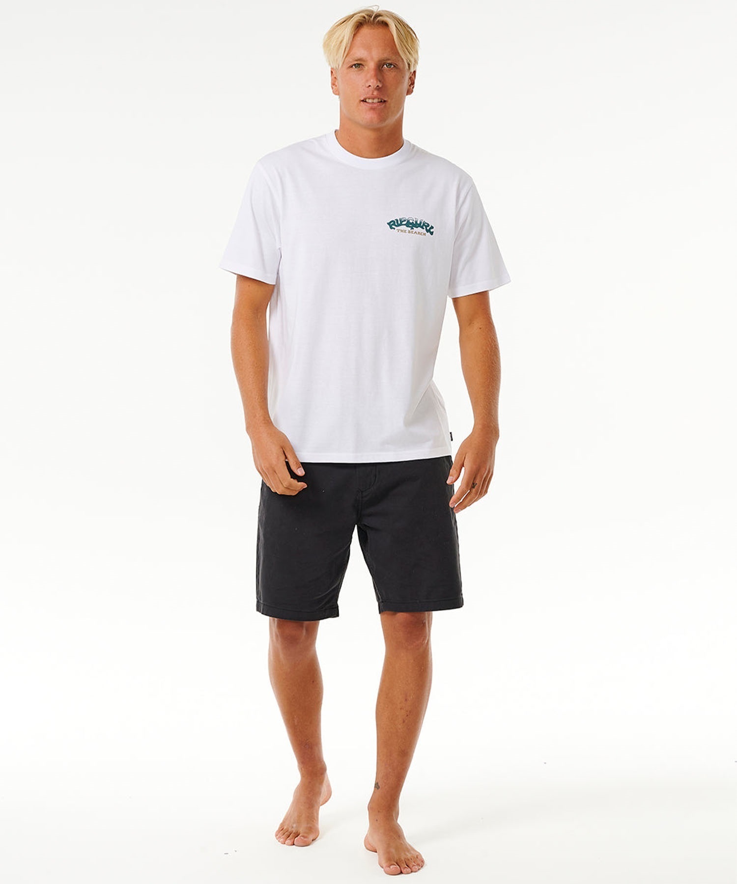 RIP CURL リップカール M THE SPHINX メンズ TEE 半袖Tシャツ ワンポイント 0F6MTE(WT-M)