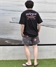 RIP CURL リップカール メンズ 半袖 Tシャツ バックプリント O01-200 ムラサキスポーツ限定(BK-M)