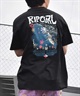 RIP CURL リップカール メンズ 半袖 Tシャツ コットンTee バックプリント O01-201 ムラサキスポーツ限定(BK-M)
