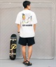 TOY MACHINE トイマシーン 半袖Tシャツ バックプリント MTMSEST7 ムラサキスポーツ限定(WHITE-M)