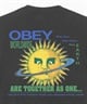 OBEY オベイ メンズ 半袖 Tシャツ バックプリント リラックスシルエット コットン OBEY TOGETHER AS ONE 166913759(SGO-M)