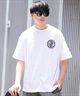 SANTACRUZ サンタクルーズ 半袖 Tシャツ メンズ バックプリント Tagged Speed Wheels S S Tee 502242404 ムラサキスポーツ限定(WHITE-M)