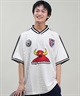 TOY MACHINE トイマシーン メンズ ゲームシャツ Tシャツ 半袖 フロントプリント オーバーサイズ ユニセックス MTMSEST32 ムラサキスポーツ限定(WHITE-M)