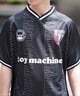 TOY MACHINE トイマシーン メンズ ゲームシャツ Tシャツ 半袖 フロントプリント オーバーサイズ ユニセックス MTMSEST32 ムラサキスポーツ限定(WHITE-M)