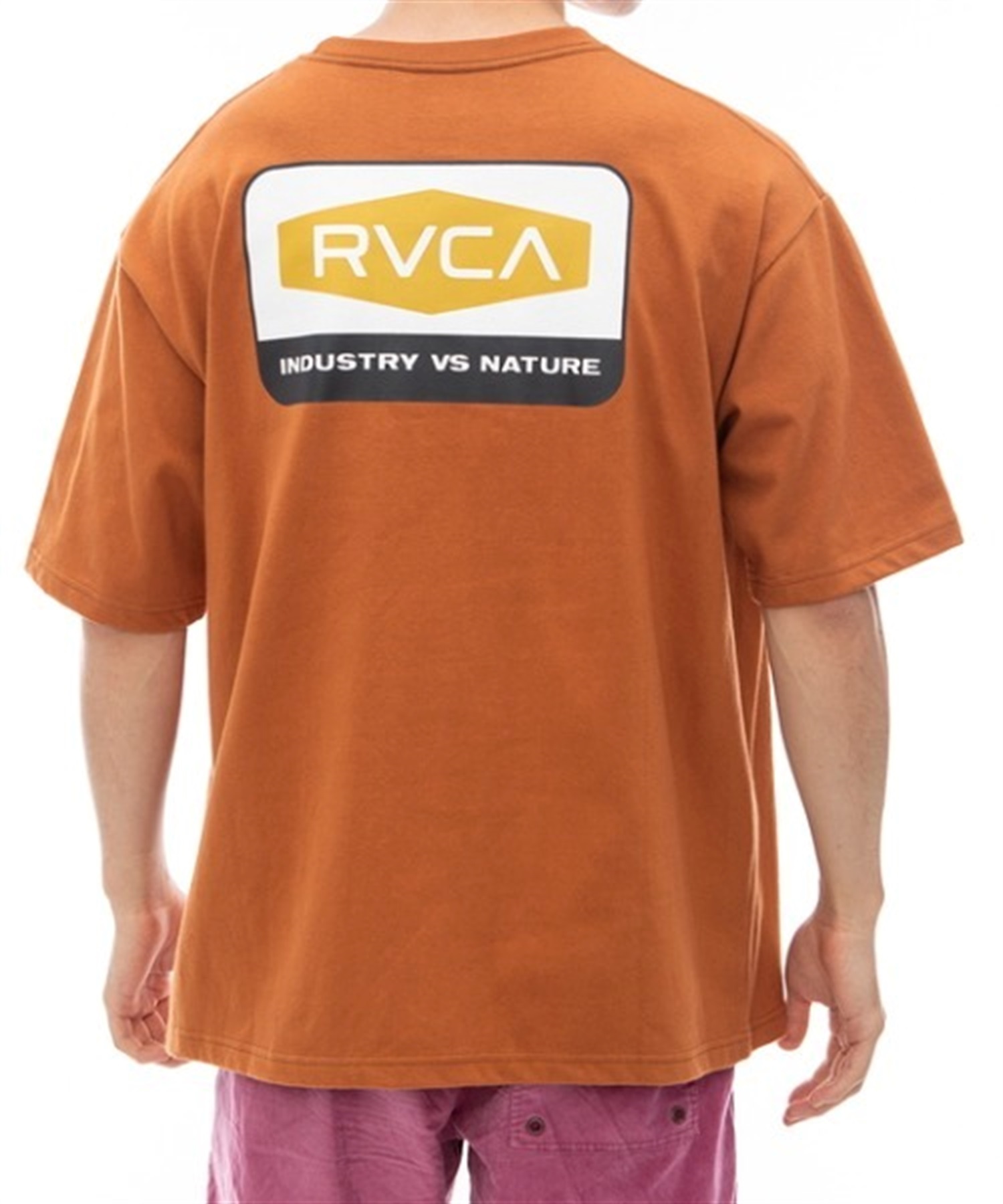 RVCA ルーカ メンズ 半袖 Tシャツ バックプリント オーバーサイズ コットン BE04A-238(CNJ0-S)