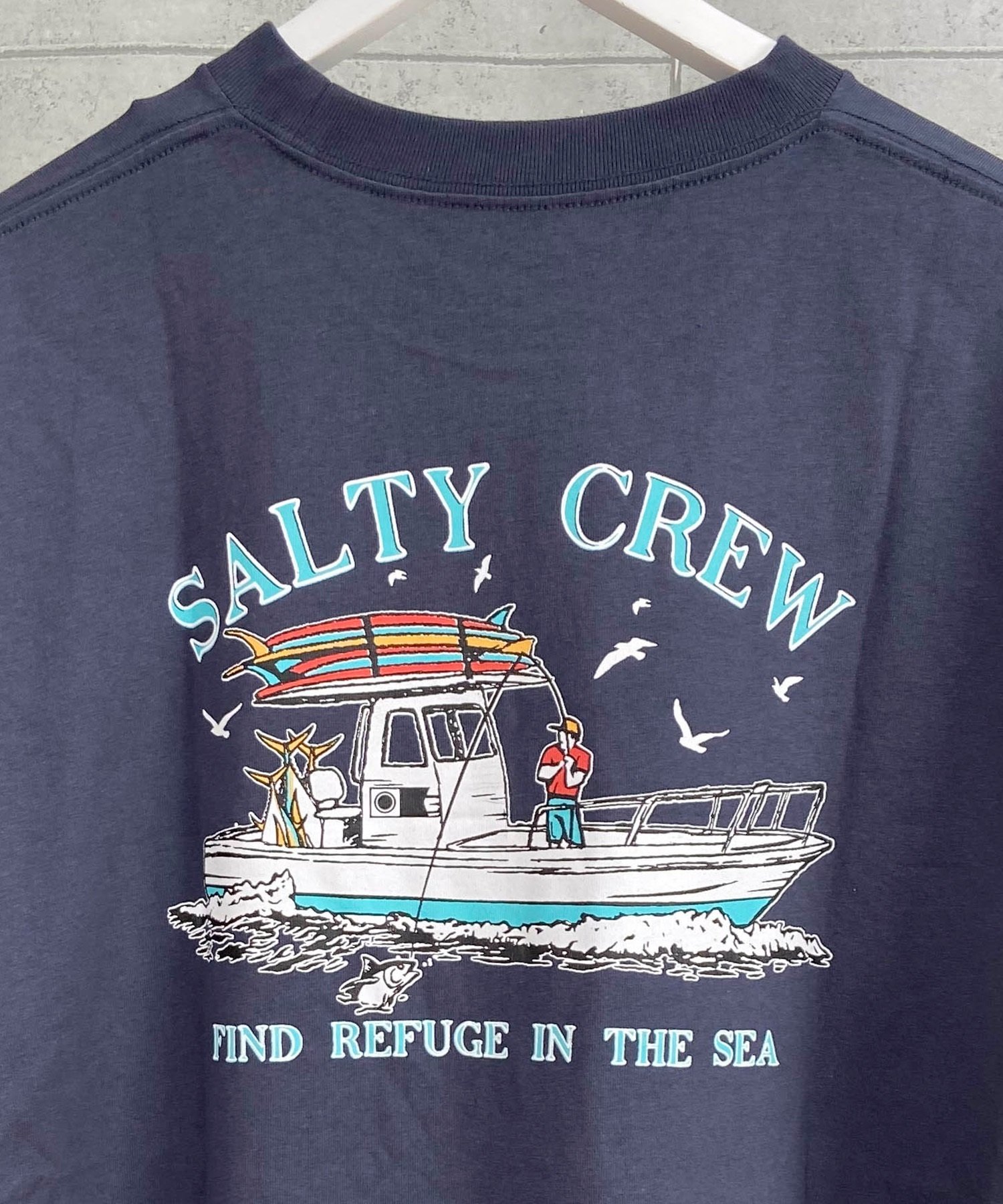 SALTY CREW ソルティークルー メンズ Tシャツ 半袖 バックプリント オーバーサイズ JAPAN LTD 54-230(BLK-M)