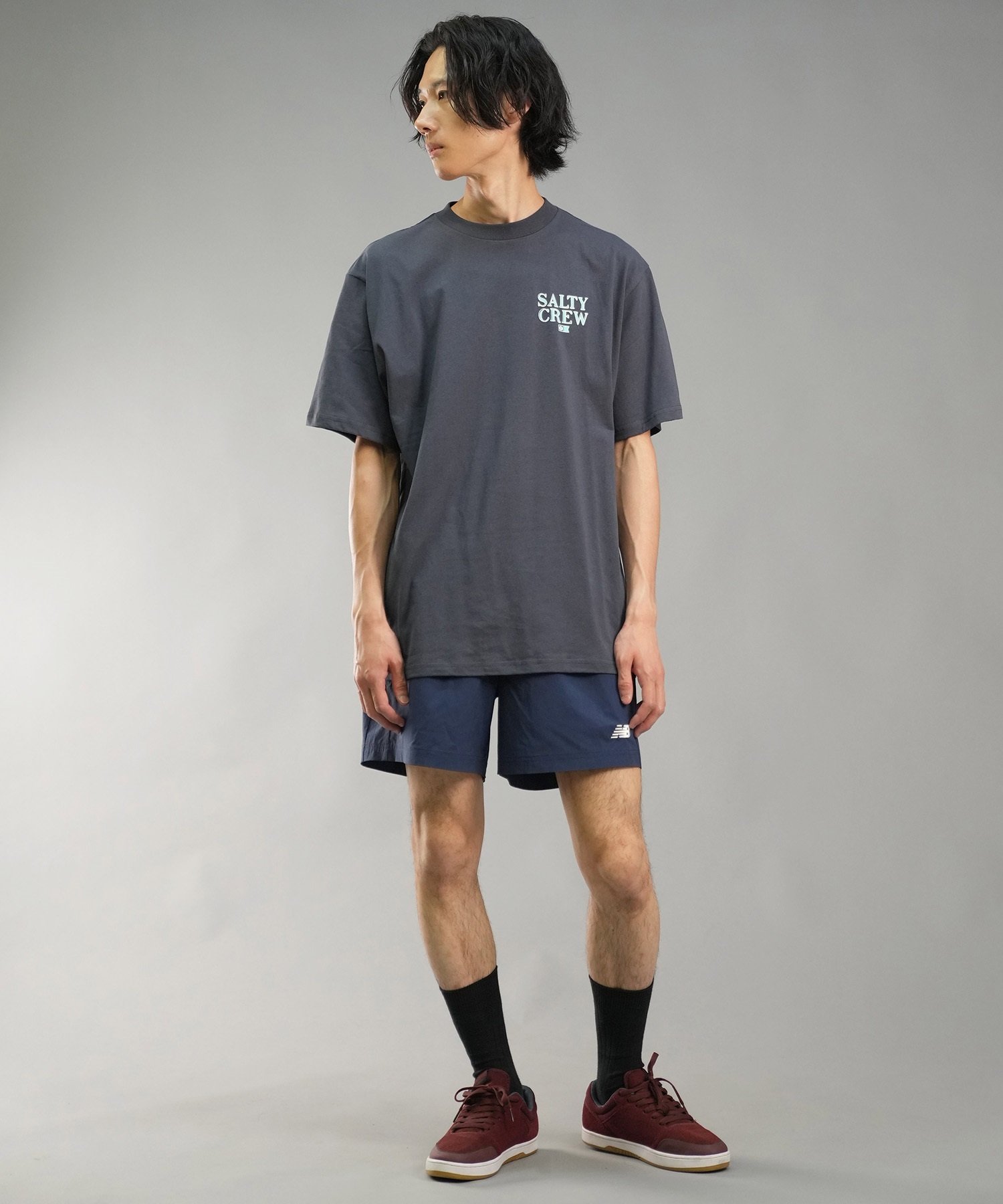 SALTY CREW ソルティークルー メンズ Tシャツ 半袖 バックプリント オーバーサイズ JAPAN LTD 54-230(HBL-M)