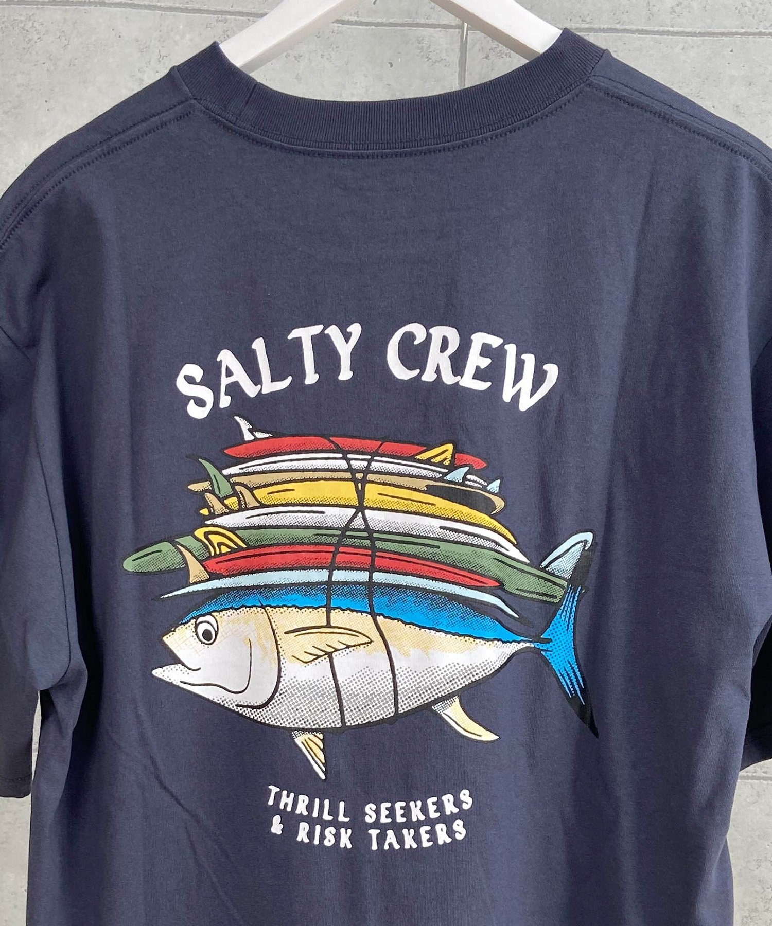 SALTY CREW ソルティークルー メンズ Tシャツ 半袖 バックプリント オーバーサイズ JAPAN LTD 54-231(HBL-M)