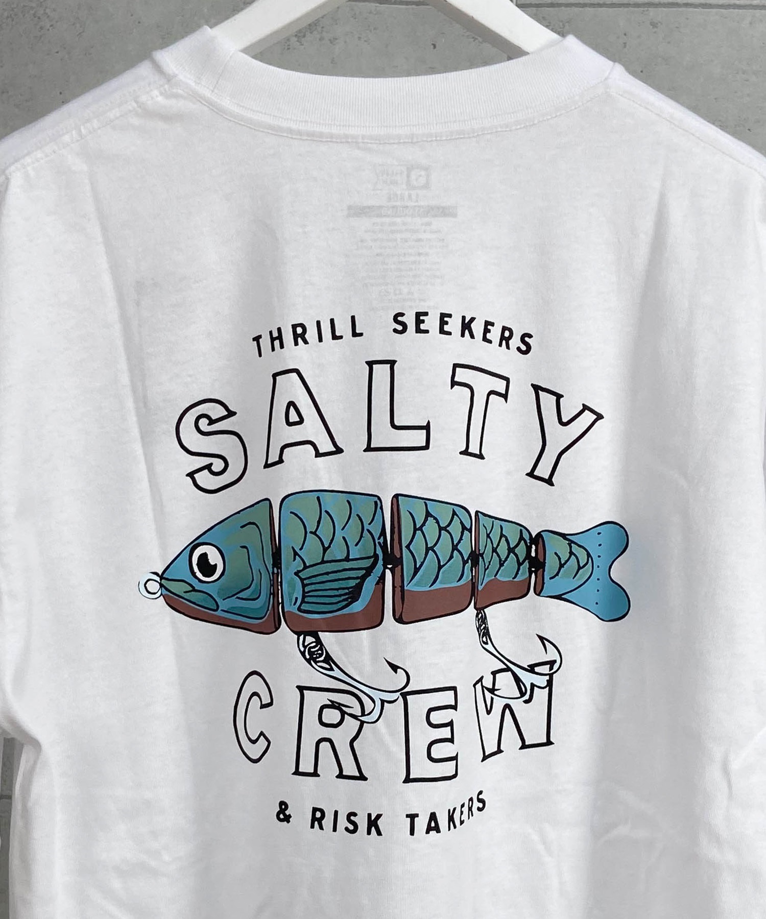 SALTY CREW ソルティークルー メンズ Tシャツ 半袖 バックプリント オーバーサイズ JAPAN LTD 54-234(CHA-M)