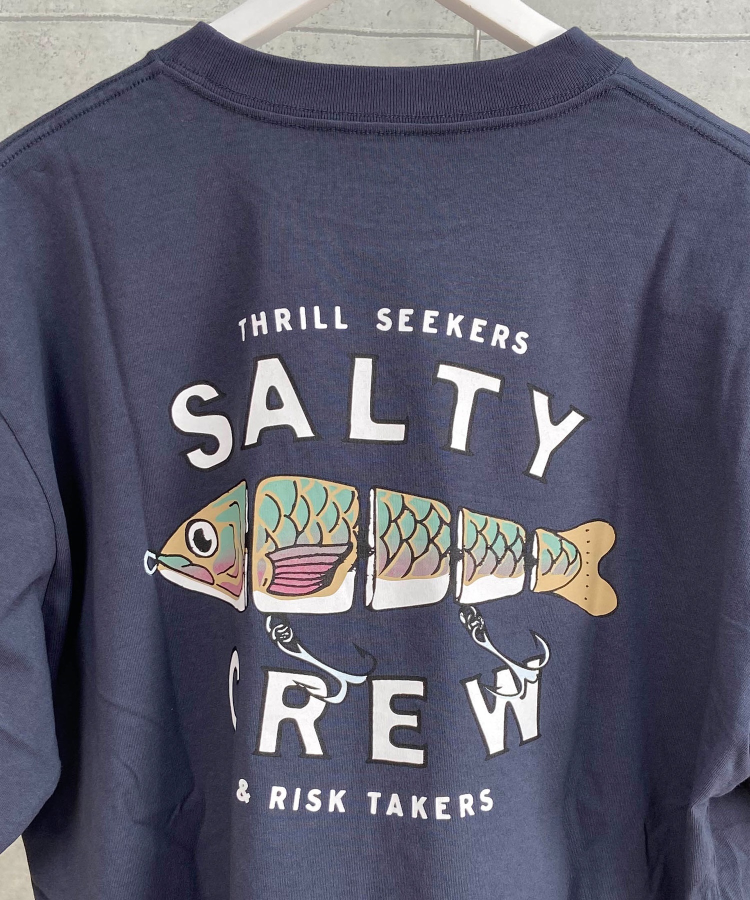 SALTY CREW ソルティークルー メンズ Tシャツ 半袖 バックプリント オーバーサイズ JAPAN LTD 54-234(WHT-M)