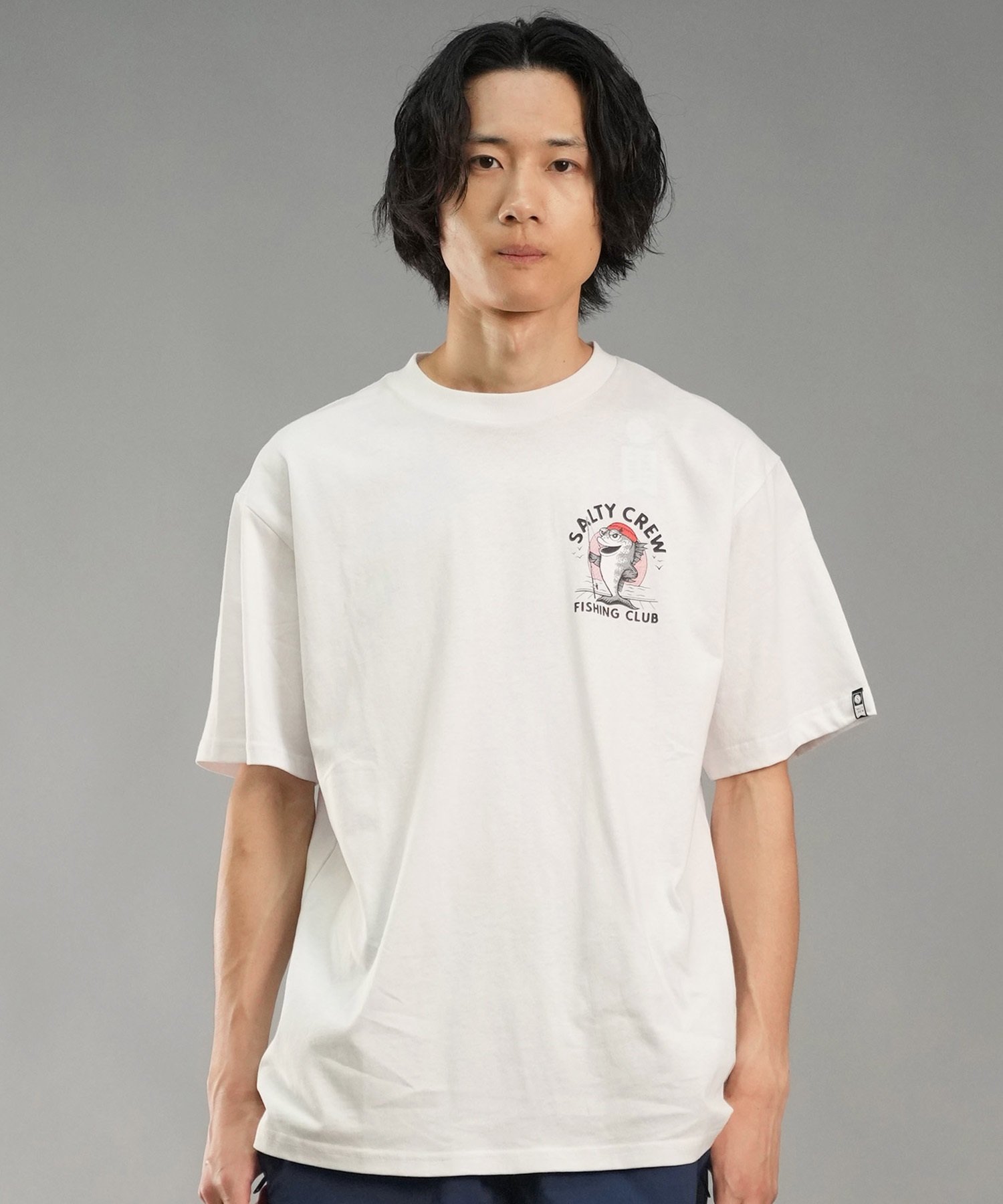 SALTY CREW ソルティークルー メンズ Tシャツ 半袖 バックプリント オーバーサイズ JAPAN LTD 54-235(WHT-M)