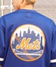 Fanatics ファナティクス メンズ 半袖 Tシャツ ゲームシャツ メッシュ MLB ニューヨーク・メッツ ML2124SS0002 ムラサキスポーツ限定(BLUE-M)