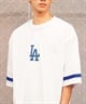 Fanatics ファナティクス メンズ 半袖 Tシャツ ゲームシャツ メッシュ MLB ロサンゼルス・ドジャース ML2124SS0003 ムラサキスポーツ限定(WHITE-M)