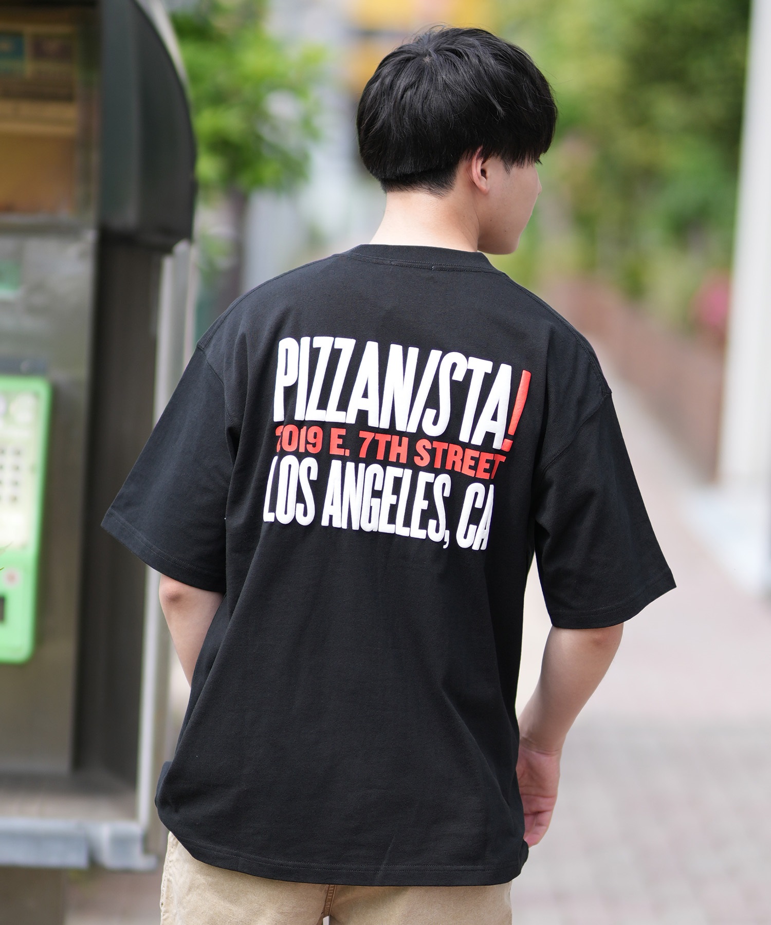 PIZZANISTA ピッザニスタ 半袖 Tシャツ メンズ ユニセックス オーバーサイズ PNTM242-01 ムラサキスポーツ限定(WT-M)