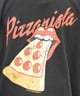 PIZZANISTA ピッザニスタ 半袖 Tシャツ メンズ ユニセックス カスレプリント PNTM242-03 ムラサキスポーツ限定(WT-M)