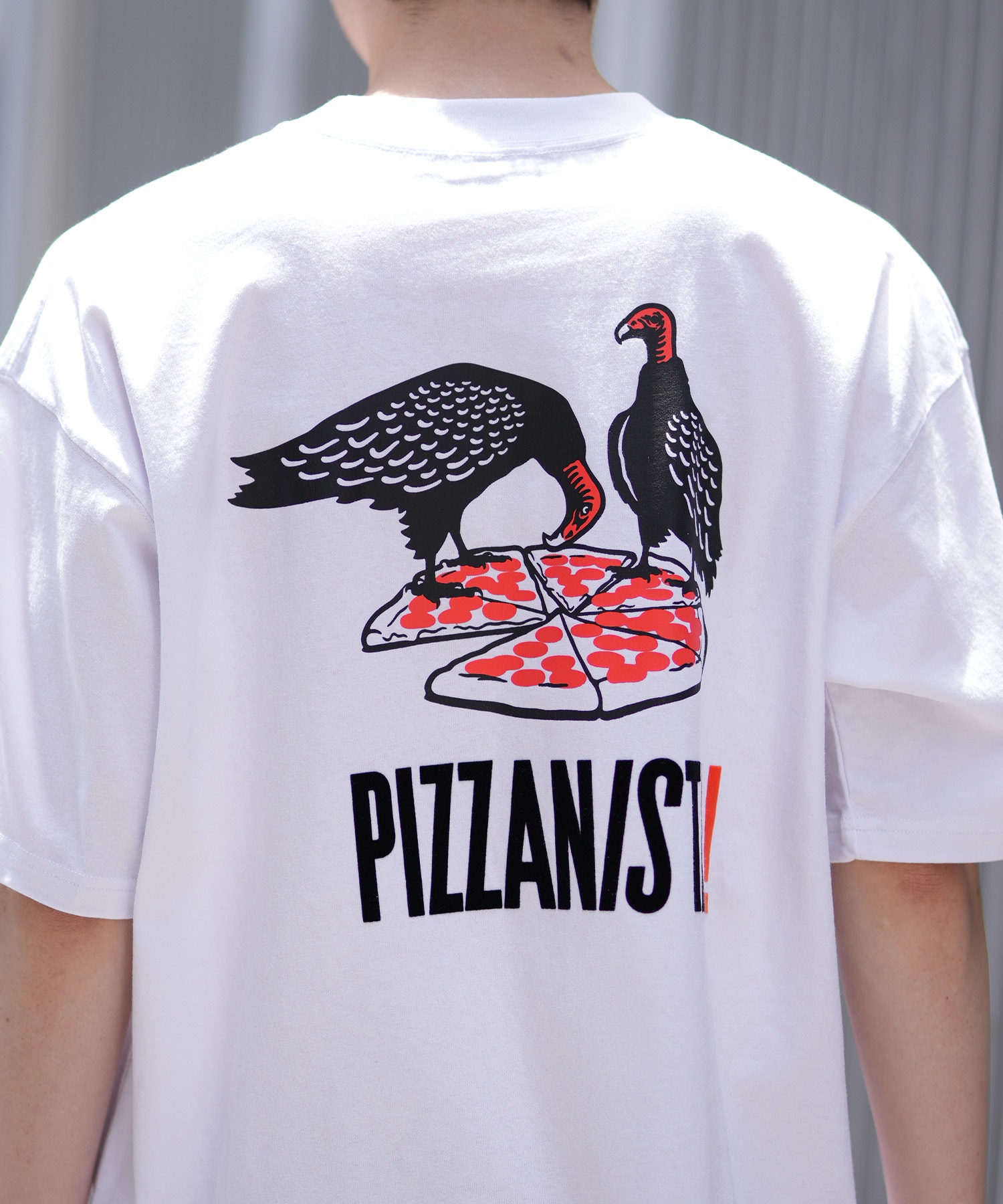 PIZZANISTA ピッザニスタ 半袖 Tシャツ メンズ ユニセックス オーバーサイズ PNTM242-05 ムラサキスポーツ限定(WT-M)