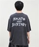 THRASHER スラッシャー メンズ 半袖 Tシャツ ブランドロゴ ピグメント加工 THMM-24SMSST01 ムラサキスポーツ限定(BLK1-M)