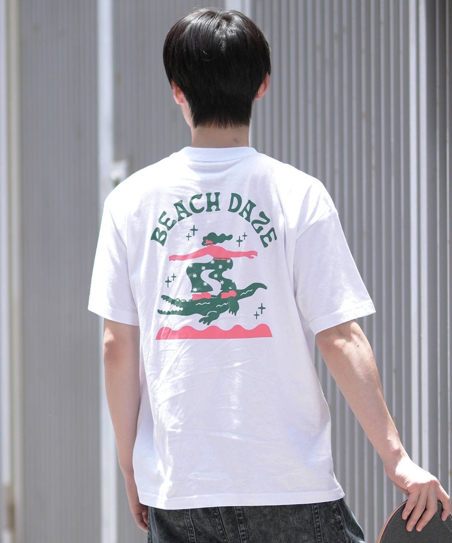 DEAR LAUREL ディアローレル メンズ 半袖 Tシャツ D24S2120 Toyameg コラボレーション(WHT-M)