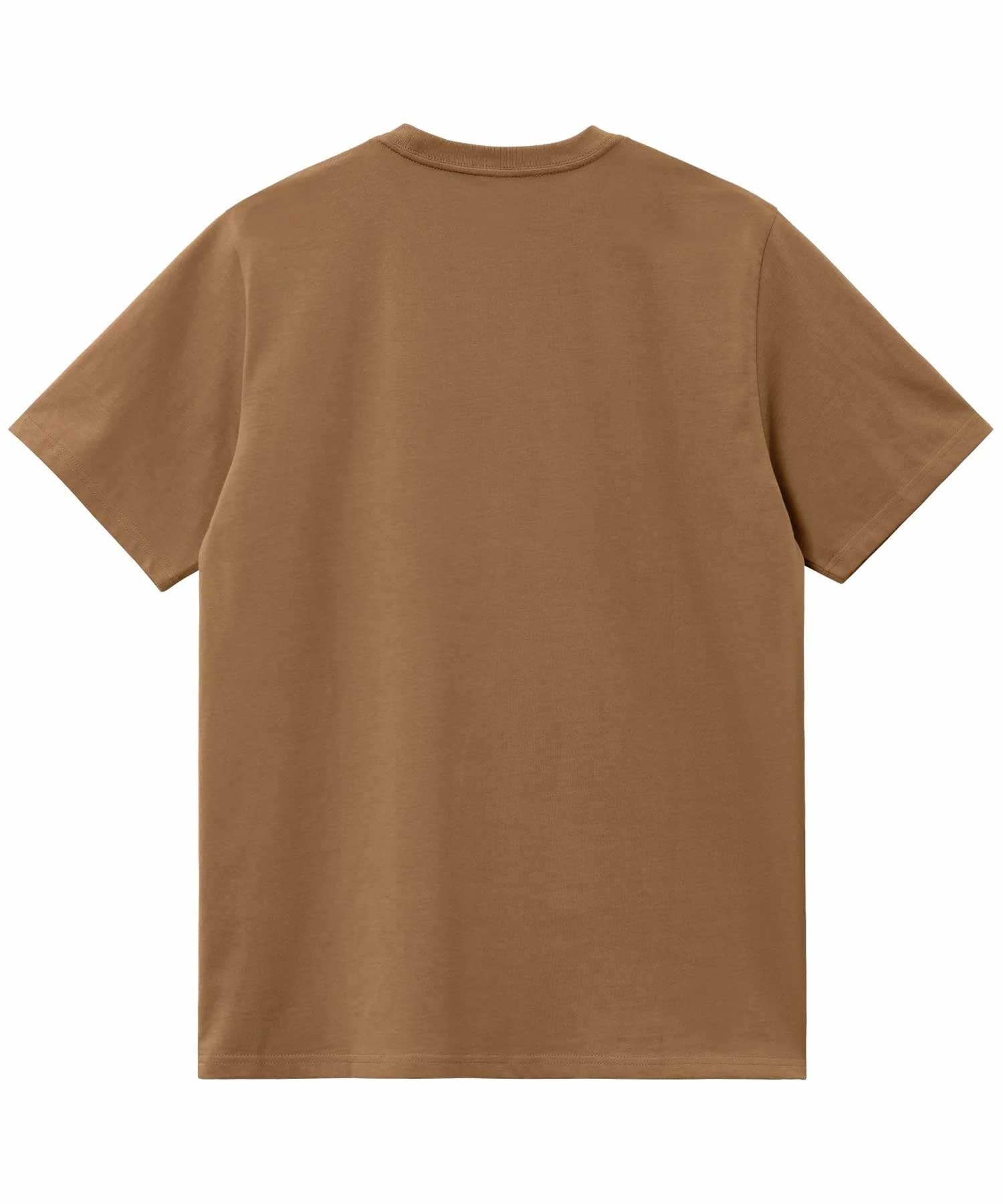 Carhartt WIP/カーハートダブリューアイピー S/S AMERICAN SCRIPTT-SHIRT 半袖Ｔシャツ I029956(BROWN-M)