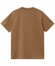 Carhartt WIP/カーハートダブリューアイピー S/S AMERICAN SCRIPTT-SHIRT 半袖Ｔシャツ I029956(BROWN-M)