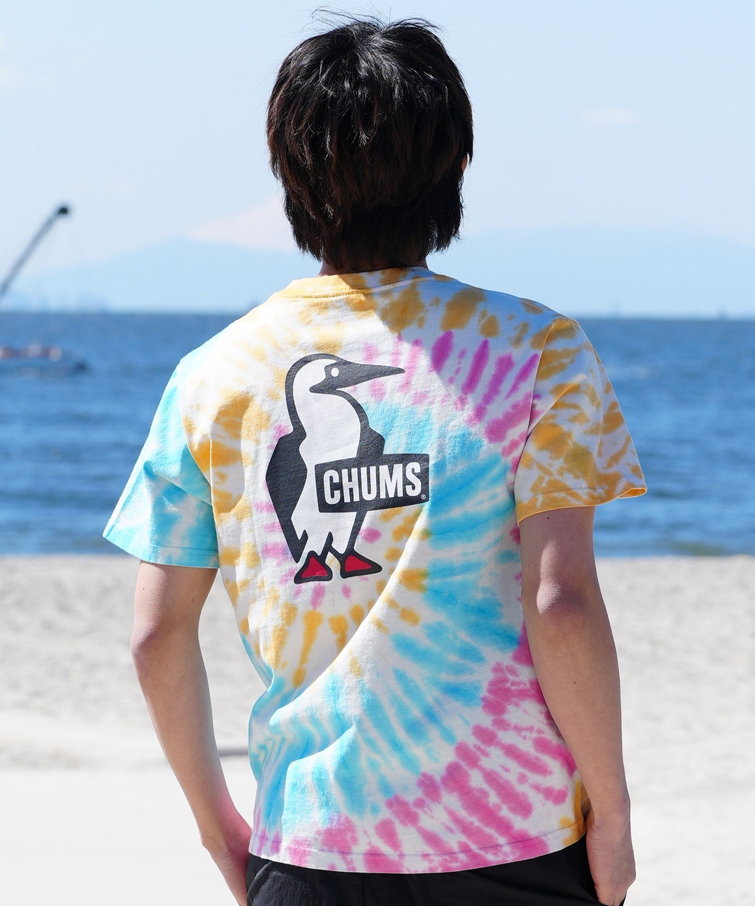 CHUMS チャムス メンズ Tシャツ 半袖 ブービーロゴ ブービーバード バックプリント 定番 CH01-2279  ショートスリーブ｜ムラサキスポーツオンラインストア 通販