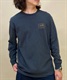 BILLABONG/ビラボン 長袖 Tシャツ ロンT バックプリント オーバーサイズ BD012-055(DKF-M)