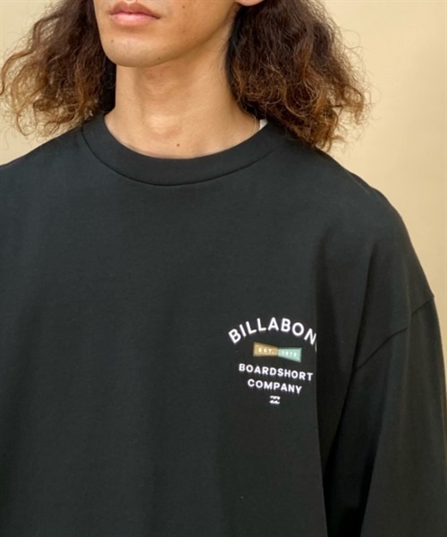 BILLABONG/ビラボン 長袖 Tシャツ ロンT バックプリント オーバーサイズ BD012-053(WHT-M)