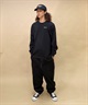 RVCA/ルーカ メンズ スクエアロゴT オーバーサイズ クルーネック長袖Tシャツ BD042-065(WHT-S)