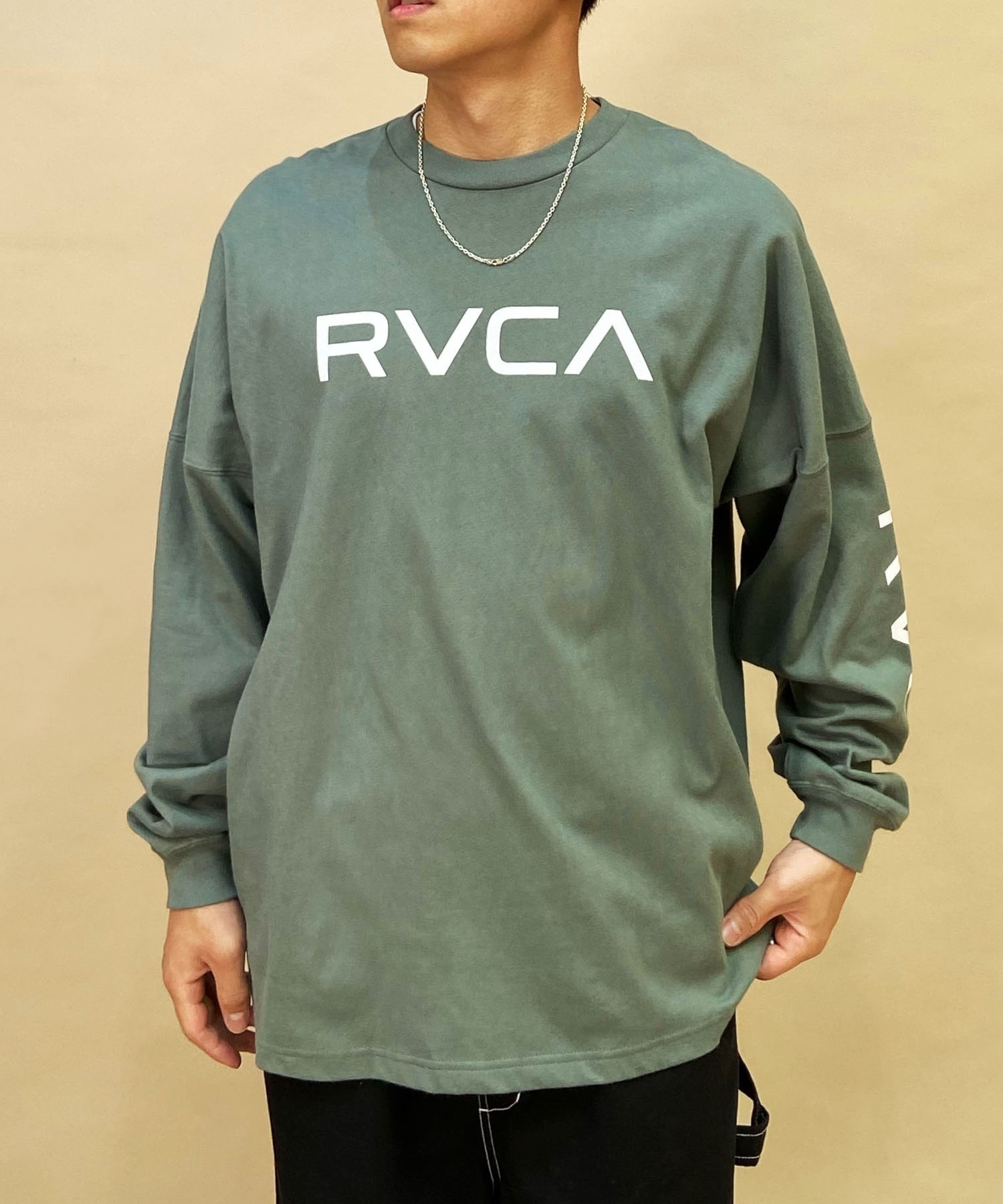 rvca ロゴロンＴ - Tシャツ/カットソー(七分/長袖)