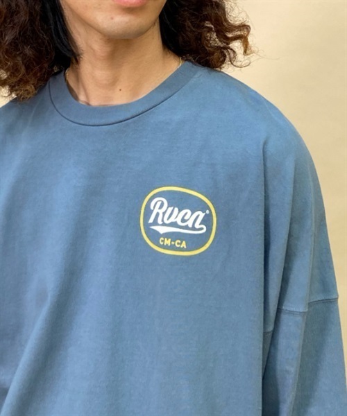 RVCA/ルーカ 長袖 Tシャツ ロンT クルーネック バックプリント ロゴ