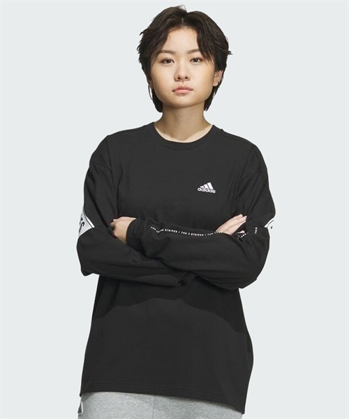 adidas/アディダス ワーディング ルーズフィット 長袖 Tシャツ IEH99 